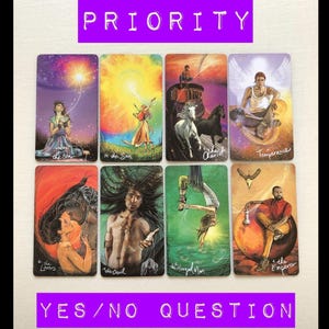 Priorité Oui/Non Question 1 Carte détaillée Tarot Réponse, voyant, clairvoyant dans les 24 heures
