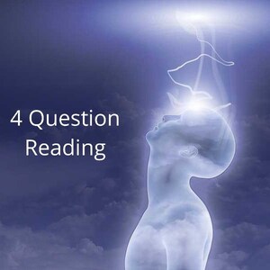 Lecture spirituelle de 4 questions canalisée sans outils ni cartes (dans les 48 heures)