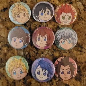 Kingdom Hearts Button Set