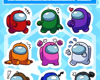Among Us Sticker Set!