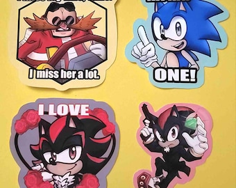 Sonic The Hedgehog Stickers!