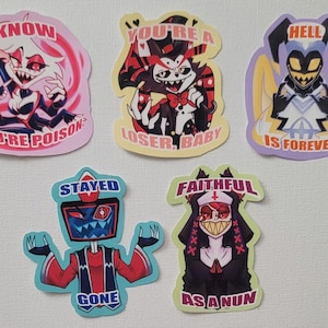 Hazbin Hotel Stickers!