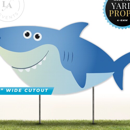 Shark Cutout Backdrop, Under the Sea Yellow Submarine Cutout, Girl Shark Boy Shark Birthday, Baby Shark Birthday Backdrop, Baby Shark shops Cutout