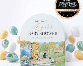 Classic Winnie The Pooh Welcome Arch Sign, Classic Winnie The Pooh Baby Shower Welcome Sign, Classic Winnie The Pooh Baby Shower Decorations