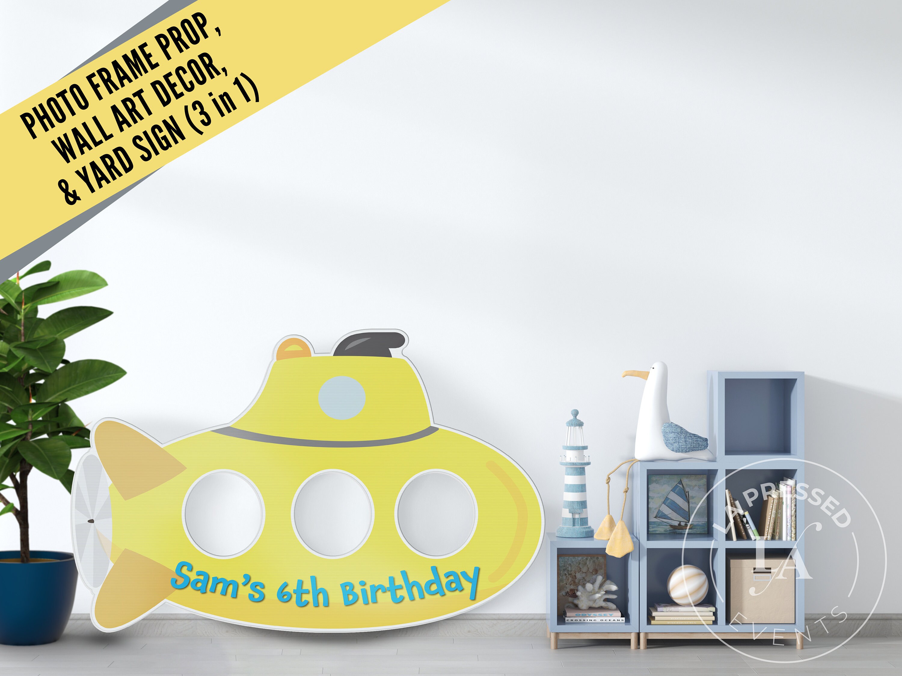 Submarine Photo Booth Frame Submarine Wall Art Submarine Etsy