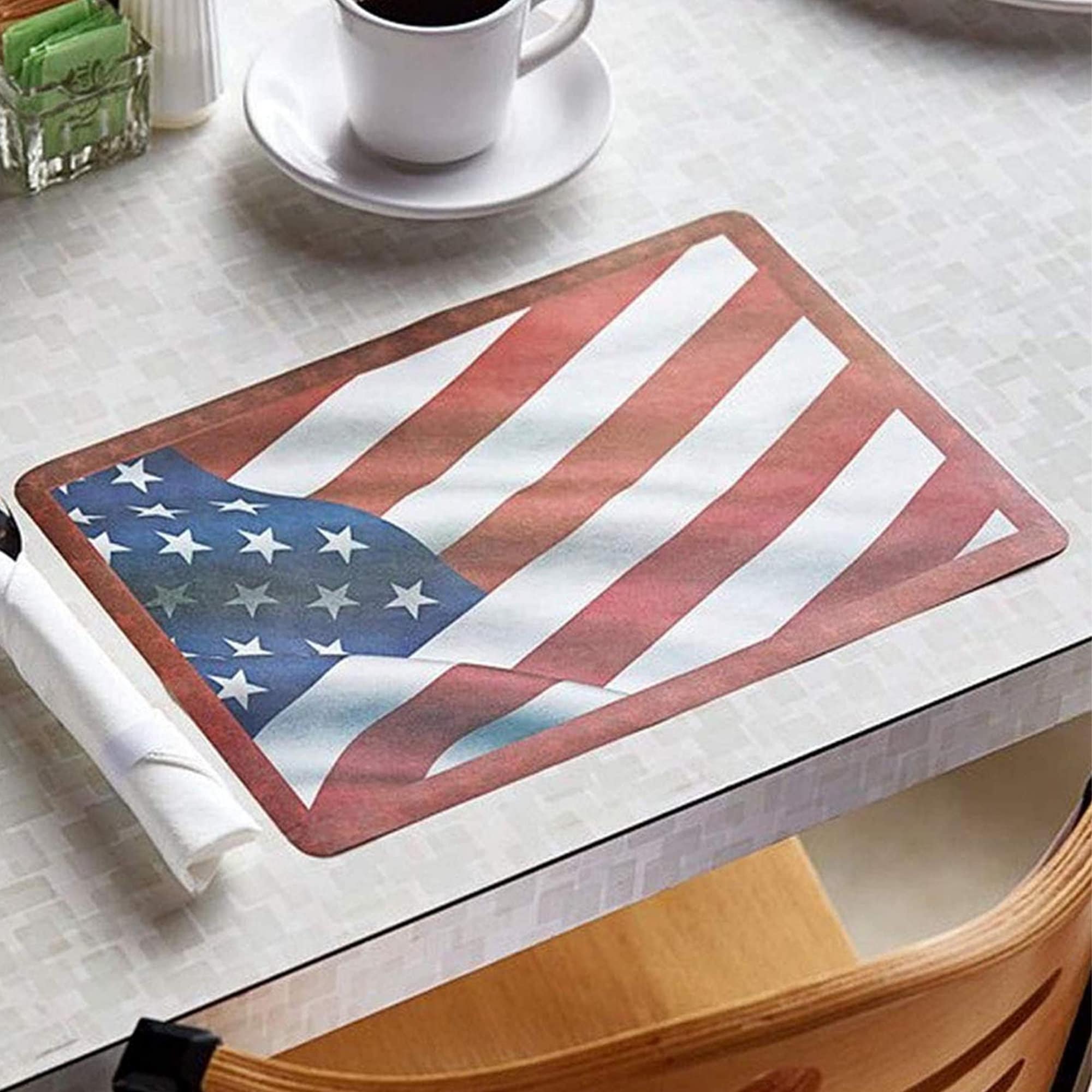 Netko American Flag Paper Placemats 10x14 Etsy