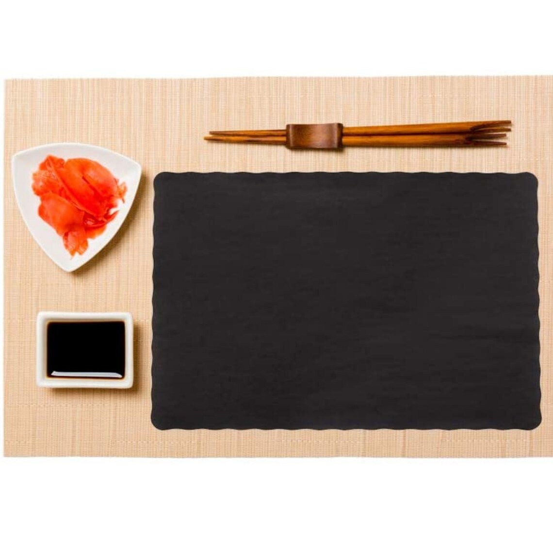 Paper Placemats for Dining Table Disposable Scalloped Edges Etsy