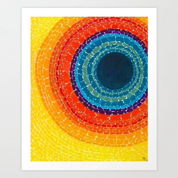 African American Masterpiece The Eclipse by Alma Thomas Poster