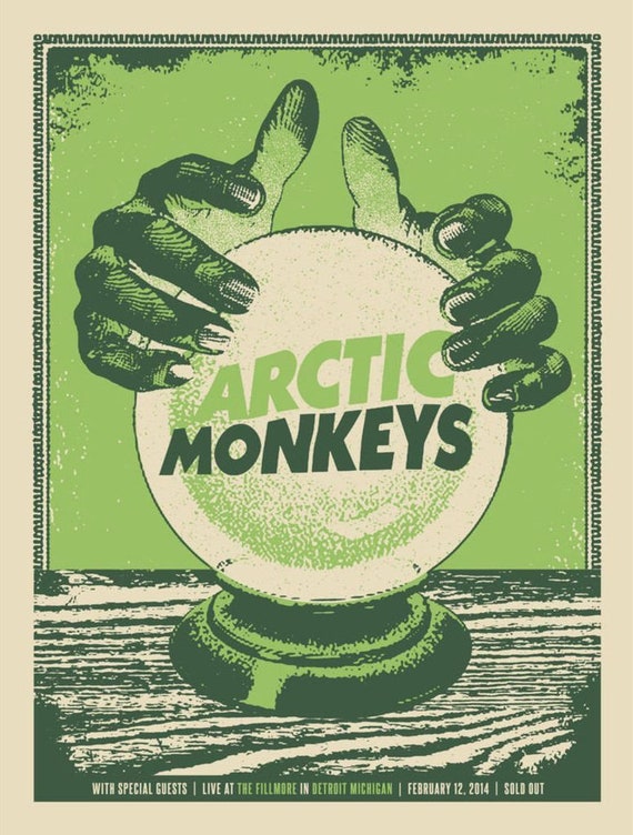svag Ti år Jeg er stolt Arctic Monkeys Poster - Etsy
