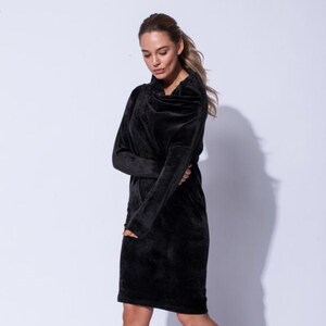 Pull en store velour femme