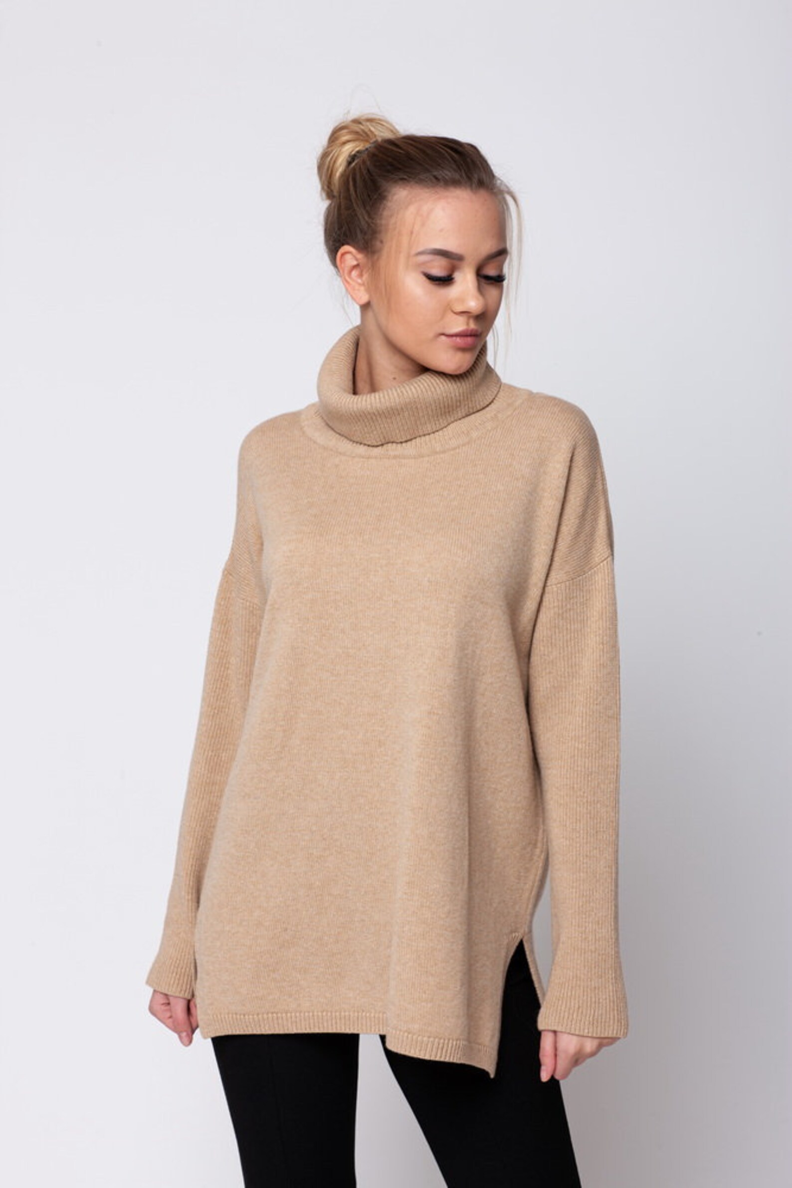 camel wool pants womens