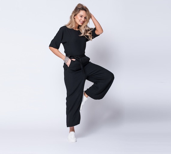 New Women Sexy 2PC Half Sleeve Casual Short Pants Suit Jumpsuit Rompers |  eBay-chantamquoc.vn