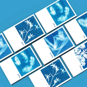 Cartes postales "Sunprint" risographie A6