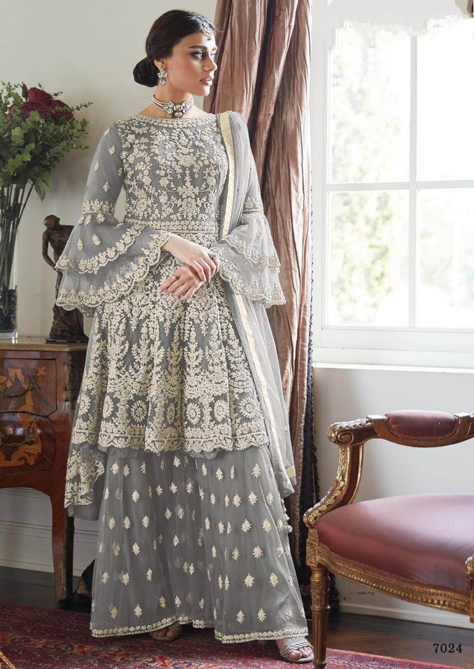 sharara ke design