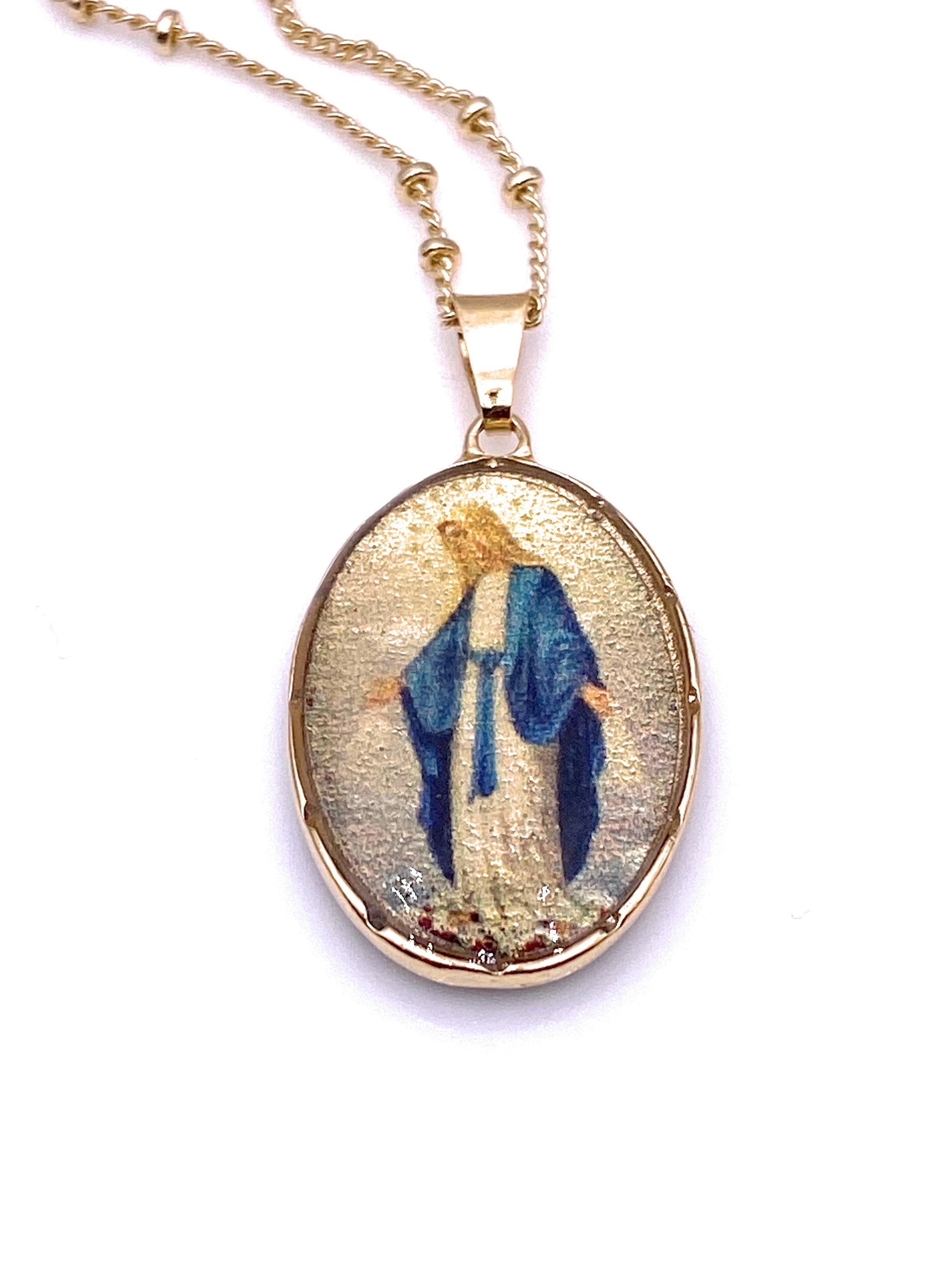 Comprar Religiosos online : Colgante Virgen de La Milagrosa 9x19mm Comprar Religiosos online : Colgante Virgen de La Milagrosa 9x19mm