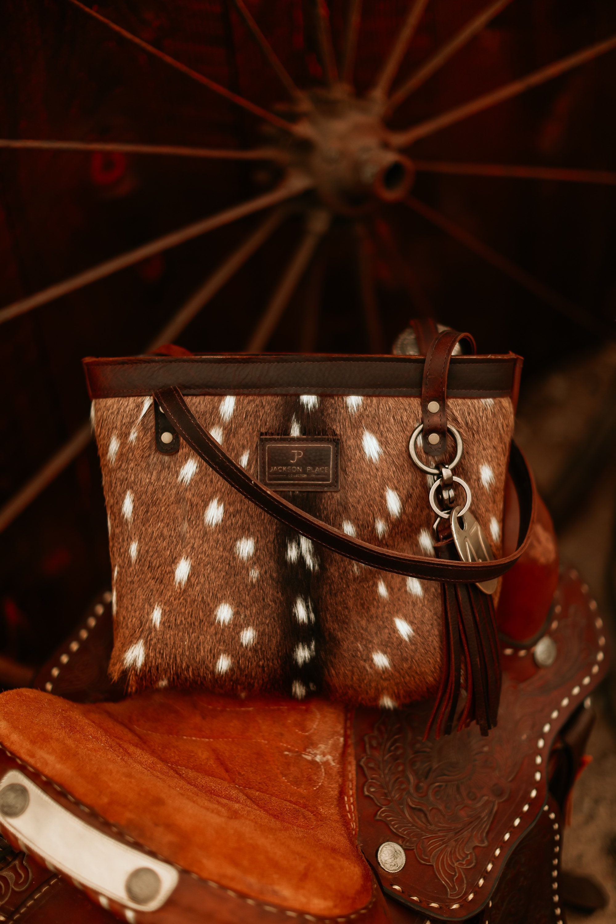 Axis Deer Purse Etsy