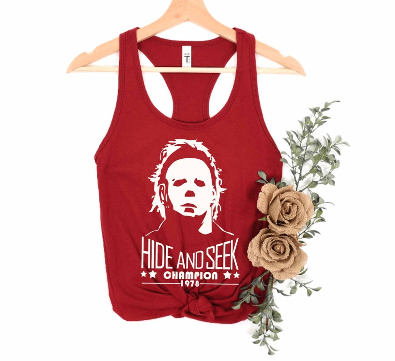 Michael Myers Horror Movie Tank Top Etsy