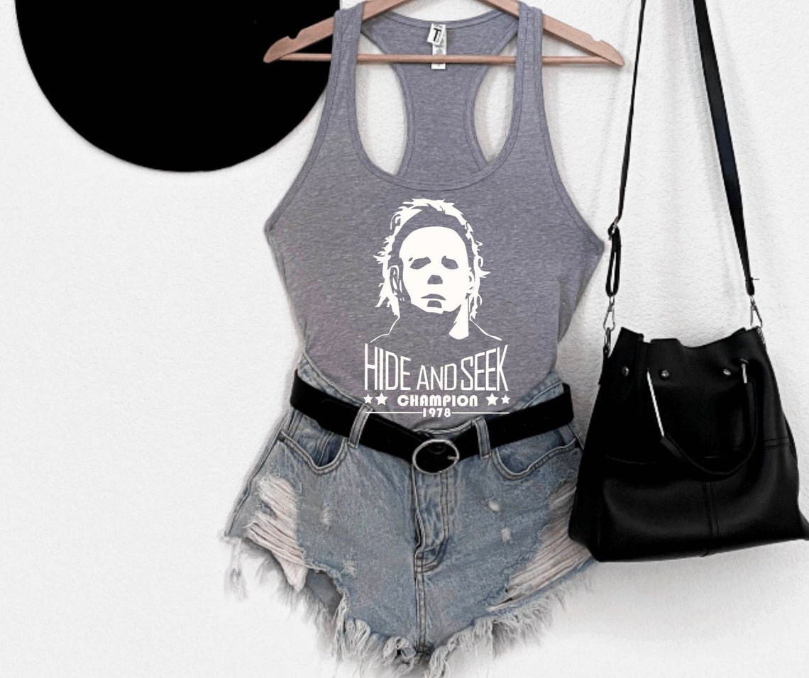 Michael Myers Horror Movie Tank Top Etsy