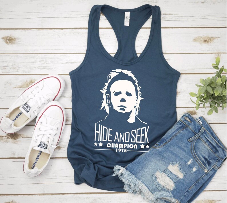 Michael Myers Horror Movie Tank Top Etsy