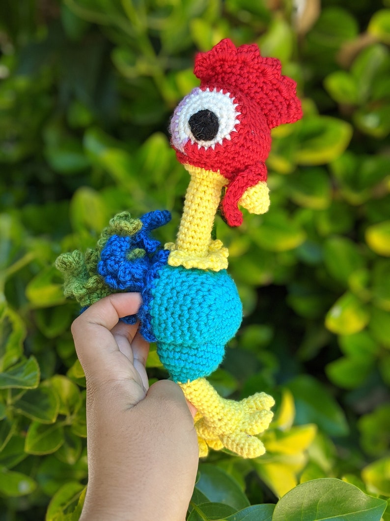 Crochet Moana Inspired HeiHei Chicken Plush | Etsy