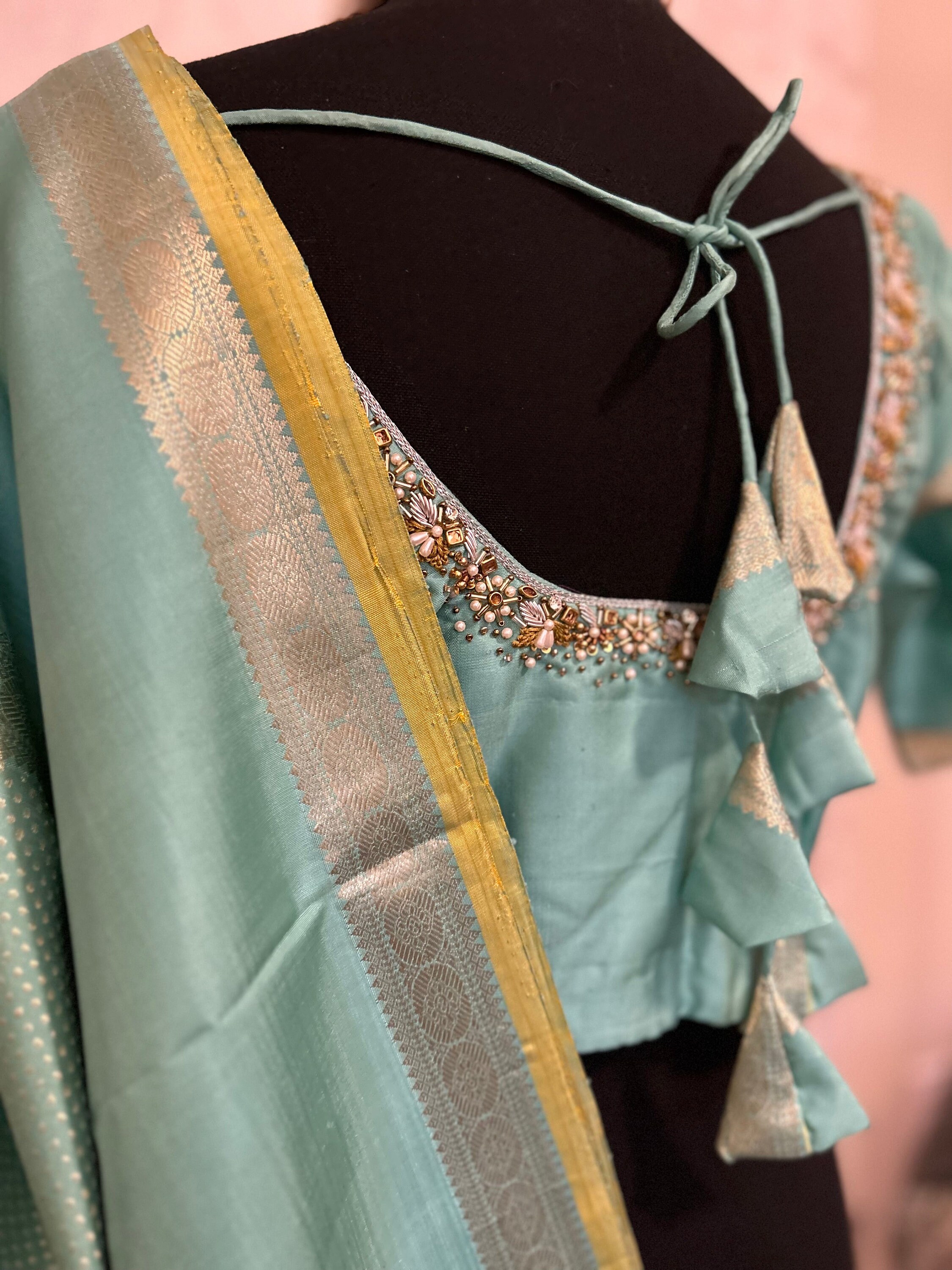 Pastel Green Kanchi Pattu Saree Online Shopping With Etsy