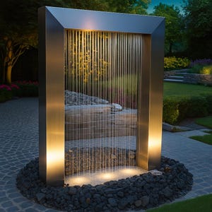 Fontaine Serenity en acier - Superbe acier inoxydable pour une élégance moderne