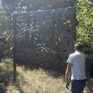 Custom Made Size Outdoor Privacy Screen, Leaves and Tree Outdoor