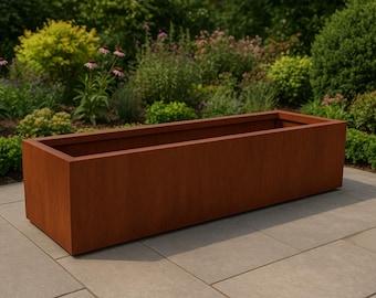 Custom Corten Steel Planters by H&P Building – Indoor and Outdoor Elegance with Industrial Durability