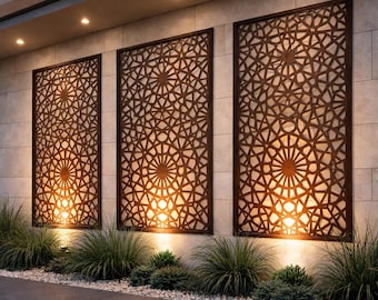 高級カスタムメタルプライバシースクリーン | 建築装飾パネル | 米国製