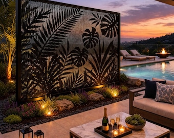 カスタムパンチングメタルアートパネル – 建築用プライバシースクリーン | 米国製