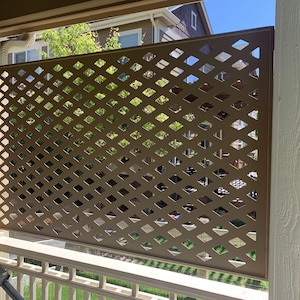 Custom Made Size - Outdoor Privacy Screen, Outdoor Privacy, Metal Wall Art, Panel, Gazebo, Custom Metal Art, Large Metal Wall Sculpture.