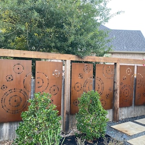 CUSTOM Made Corten Steel Privacy Panels