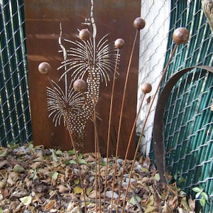 Custom Made Size - Outdoor Privacy Screen, Outdoor Privacy, Metal Wall Art, Panel, Gazebo, Custom Metal Art, Large Metal Wall Sculpture.