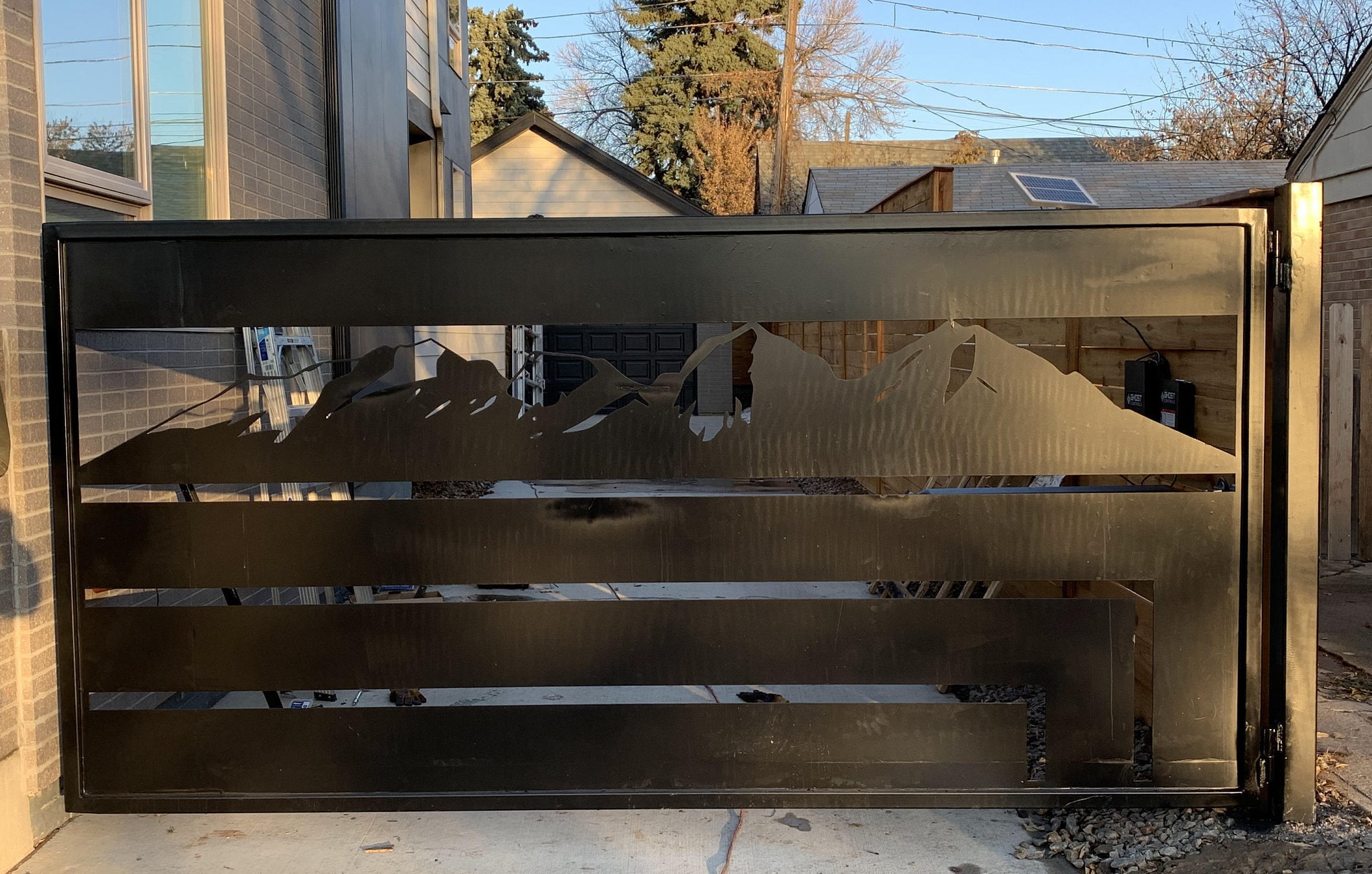Custom Made Size Driveway Gate Entry Gates Iron Gates - Etsy