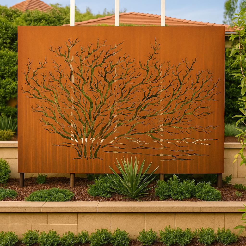 Custom Decorative Privacy Screens by H&P Building – Made in the USA