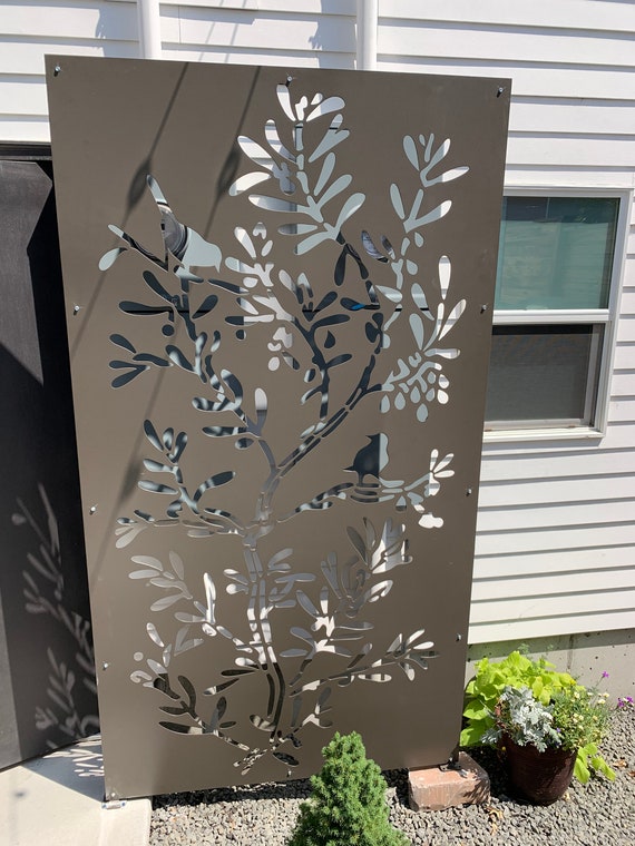 Large metal 2024 wall art outdoor