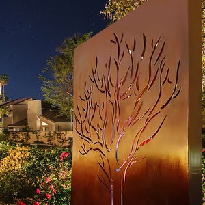 Custom Made Size - Outdoor Privacy Screen, Outdoor Privacy, Metal Wall Art, Panel, Gazebo, Custom Metal Art.