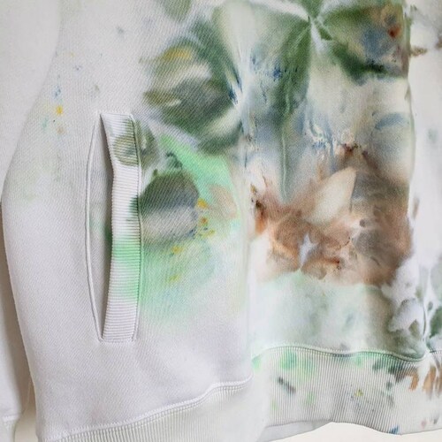 Men's Organic Cotton Hoodie, shops Ice Dye Pullover, Camouflage, Rainbow, Classic Fit