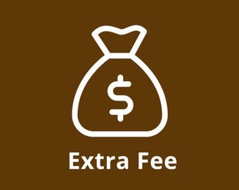 Extra Fee 2 - Embroidered on back - Custom Embroidery