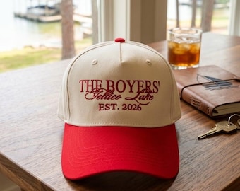 Embroidered Trucker Hat, Custom Text Hat, Logo Hat, Vintage Baseball Cap, Bachelor Party Hat, Gift For Dad