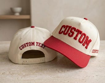 Custom 3d Puff, 5 Panel Baseball Hat, Embroidered Trucker, Snapback Cap, Personalized Text, Logo