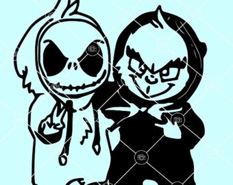 Free Free 65 Baby Grinch And Jack Skellington Svg SVG PNG EPS DXF File