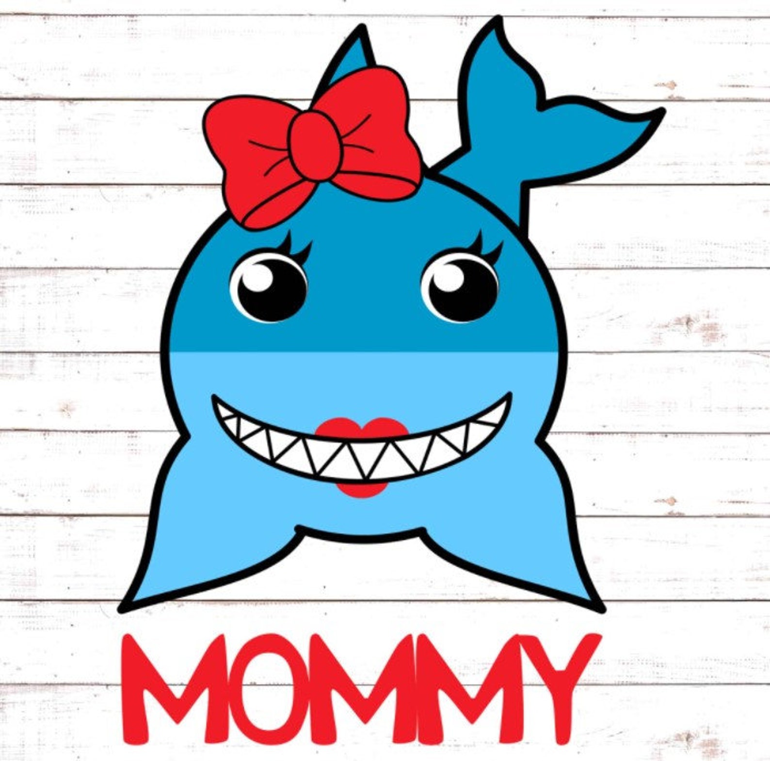 Mommy Shark svg archivo para Cricut mommy shark SVG archivo | Etsy