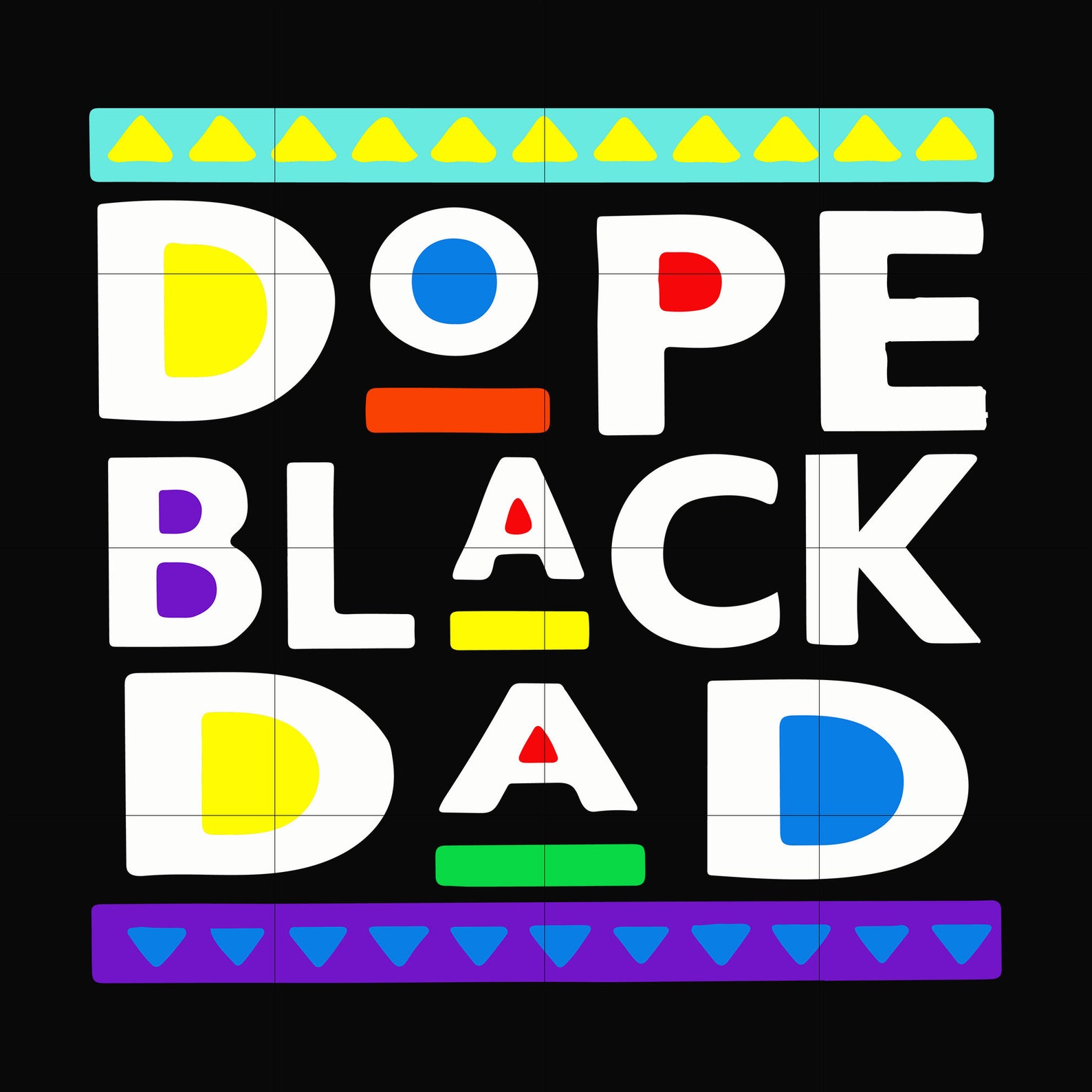 Download DOPE BLACK DAD svg png dxf eps digital file | Etsy