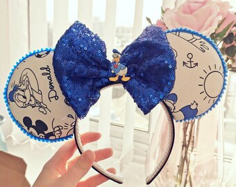 Donald Duck Ears - Etsy