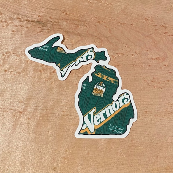 Michigan Vernors Sticker