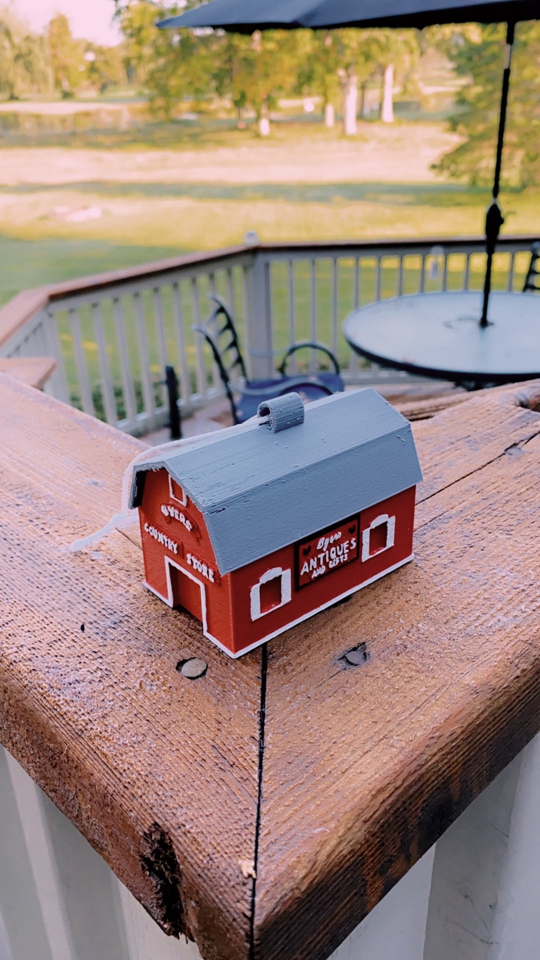 Byers Homestead Country Store Barn Miniature Desk/tree Ornament Etsy