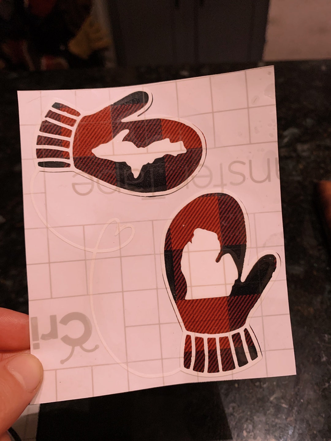 Michigan Mittens Vinyl Decal - Etsy