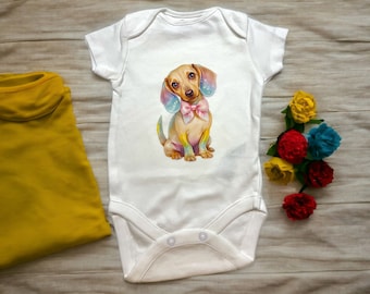 Baby Onesies- Dog Prints