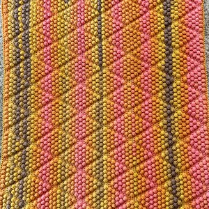 Sunset Ombre Handmade Crocheted Lap Blanket image 6